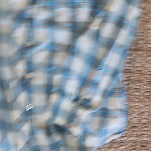 Kids Blue Checkered Button-Down Shirt - Picture 8 of 12